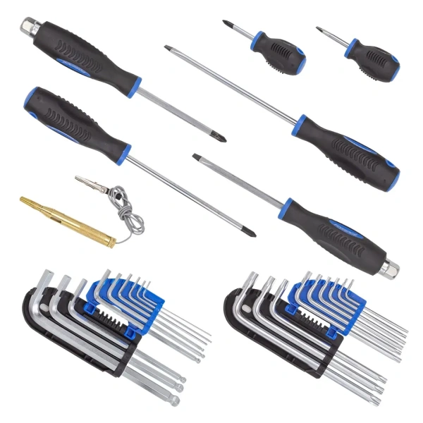 Набор отверток и бит 119пр.,в ложементе