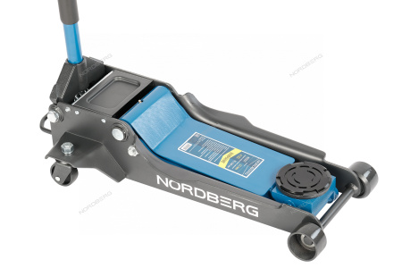 Домкрат подкатной грузоподъемность 3,5 тонн, подхват 95 мм, высота подъема 540 мм NORDBERG N32037