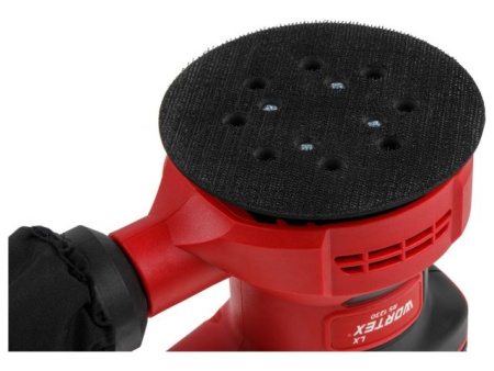 Эксцентриковая шлифмашина WORTEX LX RS 1230 в кор. 280 Вт, 125 мм, 6000-13000 об/мин