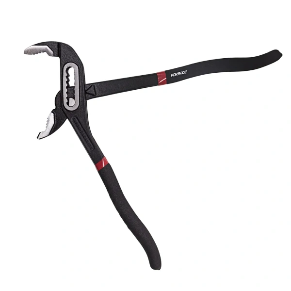 Пассатижи переставные сантехнические Cr-V 12''-300мм, на пластиковом держателе