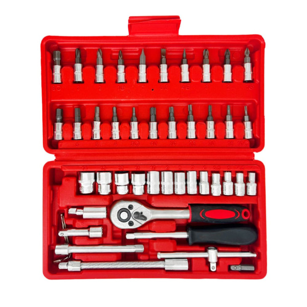 Набор инструмента 1/4" 46 предметов Гамматест GTY1230