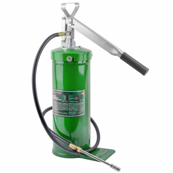 Нагнетатель смазки ручной, 8кг (длина шланга 1.5, внутр.Ø 150мм, внутр. высота 390мм)