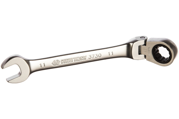 Ключ трещоточный комбинированный с шарниром 11 мм KING TONY 373011M