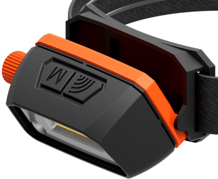 Фонарь светодиодный аккумуляторный налобный со световым пучком 300 Лм и сенсором Ombra A90063