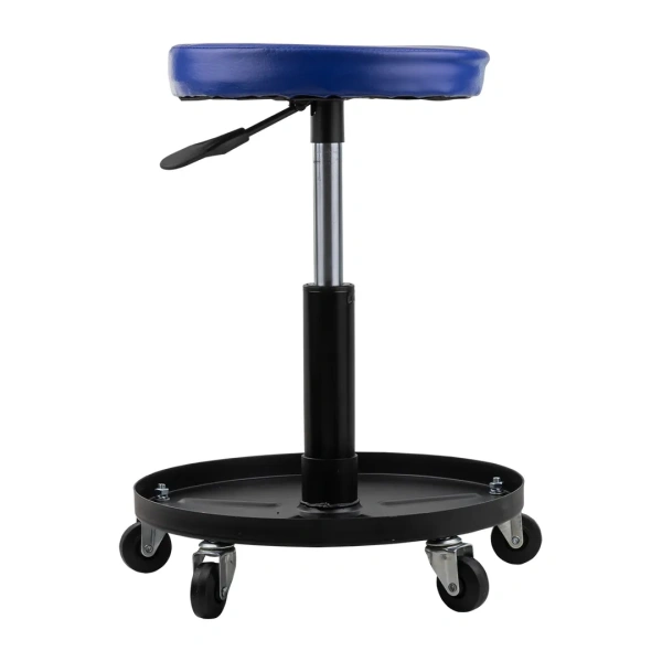Стул автослесаря вращающийся регулируемый на колесах (h min-425мм, h max-540мм, диаметр-300мм)
