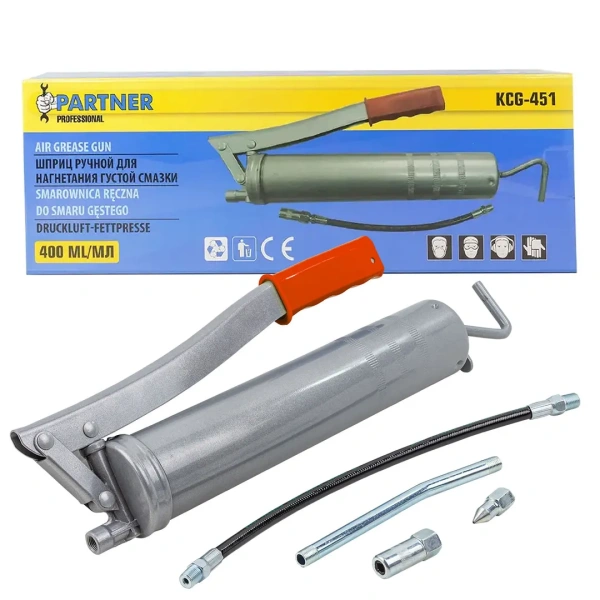 Шприц ручной для нагнетания густой смазки 400мл