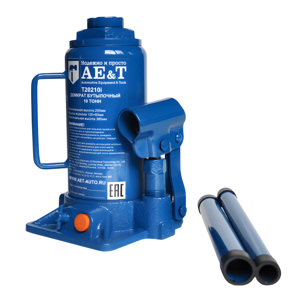 Домкрат бутылочный AE&T T20210i (10 т)