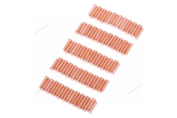 Болт омедненный для сварки NORDBERG F016(M4) (100 шт.)