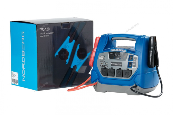 NORDBERG Устройство WSA20 пусковое портативное 5/12V, емкость 18 Aч