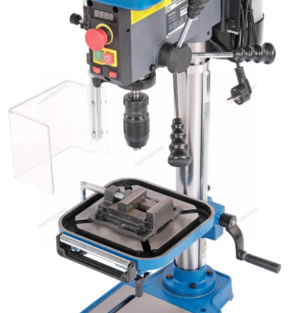 Станок сверлильный NORDBERG ND1648V (500 Вт, 16 мм, вариатор скорости, тиски)