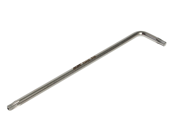 Ключ TORX Г-образный удлиненный JTC 73410 (T10H, L=90 мм)