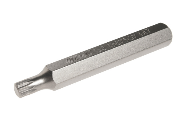 Бита SPLINE удлиненная JTC 1367507 (M7х75 мм, 10 мм, S2)