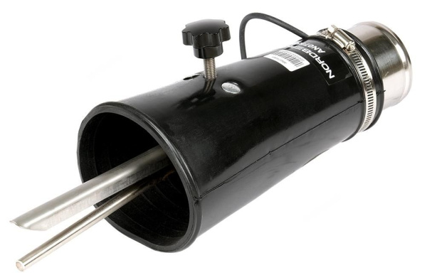 Насадка резиновая круглая с внутренним фиксатором на шланг D=75 мм NORDBERG AN075RP