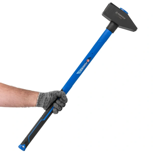 Молоток с фиберглассовой ручкой и резиновой противоскользящей накладкой (6000гр.,L ручки-800мм)