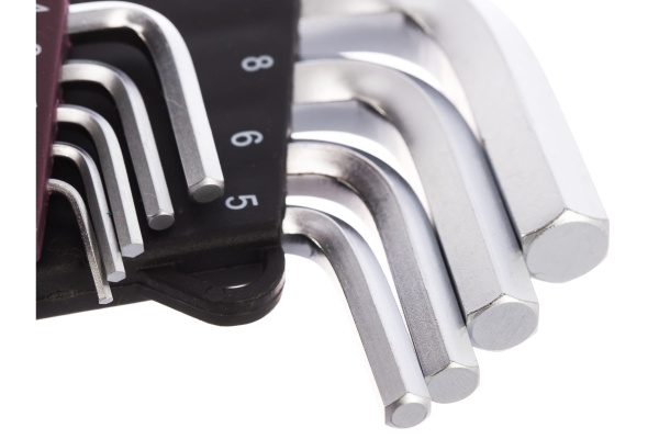 Набор ключей торцевых шестигранных коротких с шаром HKSB9S, H1.5-H10