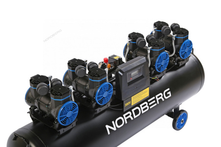 Компрессор безмасляный NORDBERG NCEO200/1000 (380 В, ресивер 200 л, 1000 л/мин)