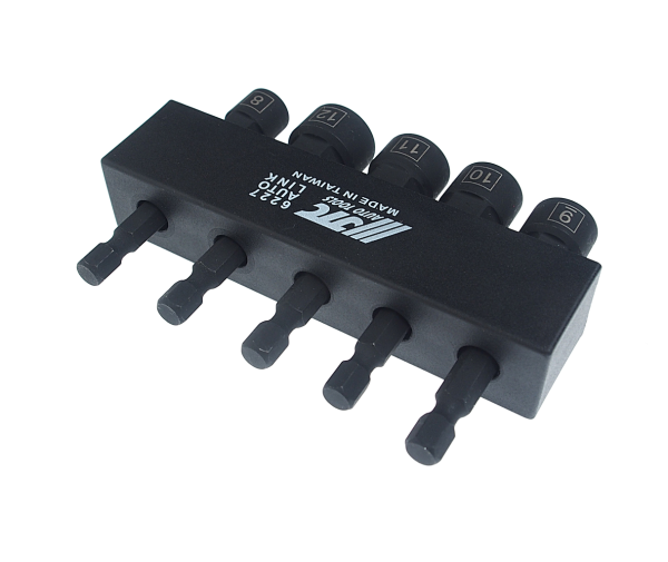 Набор бит-головок для изношенных болтов и гаек под шуруповерт JTC 6227