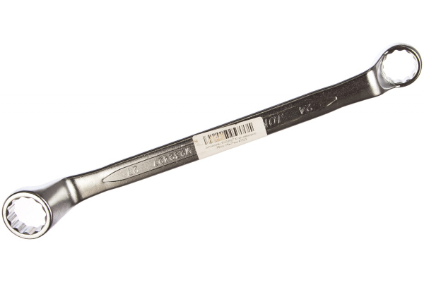 Ключ гаечный накидной W232427, изогнутый 75°, 24х27 мм