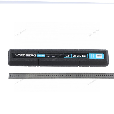 Ключ динамометрический NORDBERG 291-421 (1/2", 28-210 Нм), в кейсе