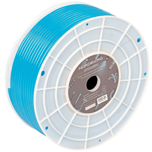 Шланг-трубка воздушный PU диам. 5,5х8мм 1м. NORDBERG HT05508PU