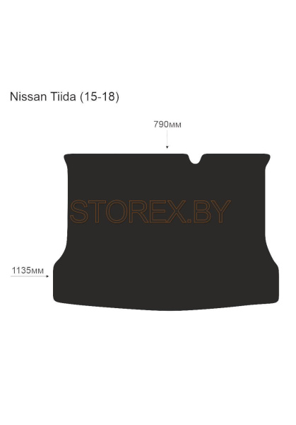 Nissan Tiida (15-18) Багажник copy