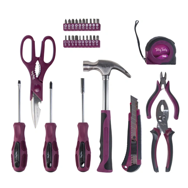 Набор инструментов 31пр.(шарнирно-губцевый,отвертки,биты,молоток)в сумке