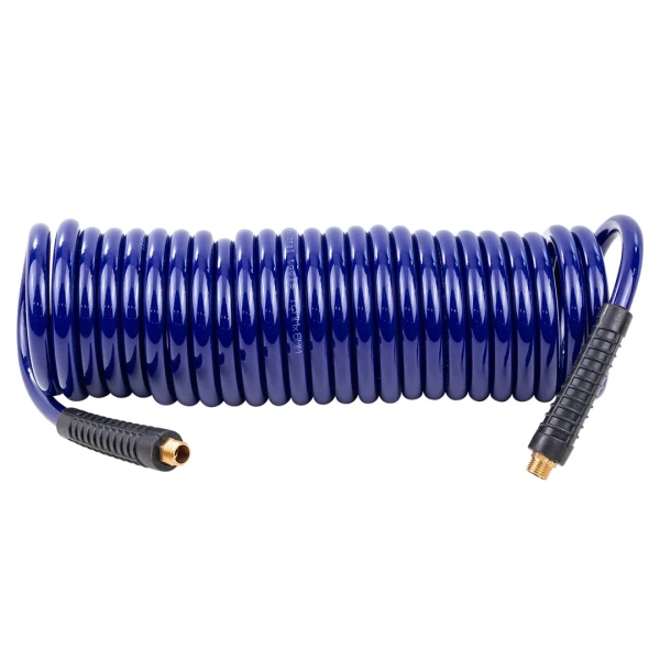 Шланг витой полиуретановый 8мм х 12мм х 7.5м с резьбовыми наконечниками 1/4''