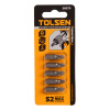 Набор вставок (бит) торцевых 1/4" Pozidriv PZ2 25 мм 5 предметов TOLSEN TT20273