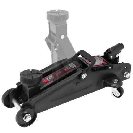 Домкрат подкатной гидравлический 2 т с вращающейся ручкой (h min 140мм, h max 340мм)