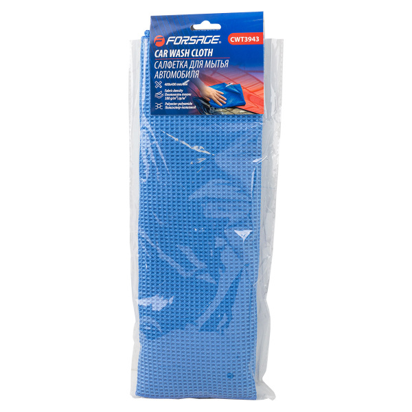 Салфетка для мойки а/м (к-т 2шт) (400х400мм, плотность ткани 380г/м², полиэстер-полиамид)