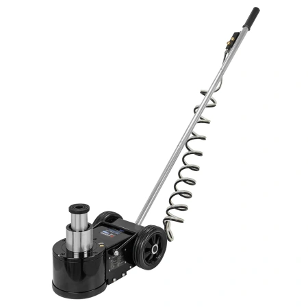 Домкрат подкатной пневмогидравлический 30т/15т (h min 150мм, h max 30т-73мм/15т-66мм, удлинители 45+75мм)