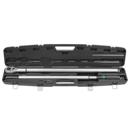 Ключ динамометрический щелчкового типа с быстрой фиксацией ''Premium''480-1500Нм,1'',в пластиковом кейсе