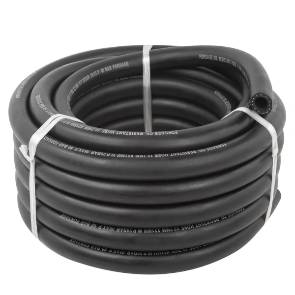 Шланг резиновый армированый бензо-маслостойкий 12.7х21ммх10м(повышенная гибкость и сопротивление к излому,раб.давл. 20bar,max 60bar,-30C°+70C°,DIN2001