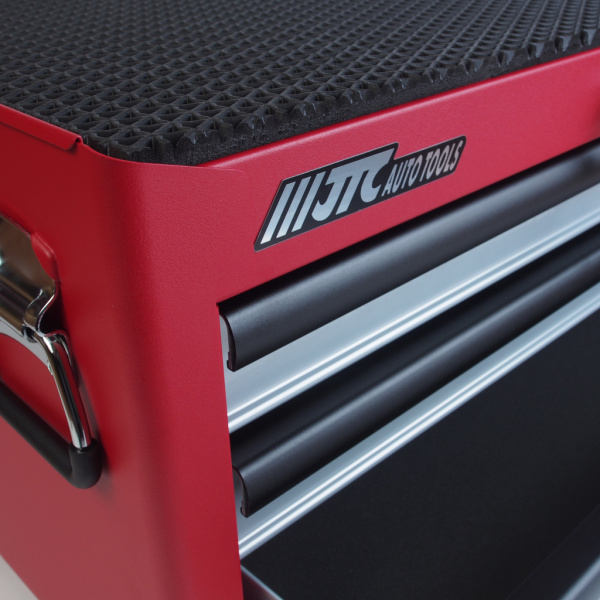 Ящик для инструмента красный JTC 5639 (3 секции средней глубины)
