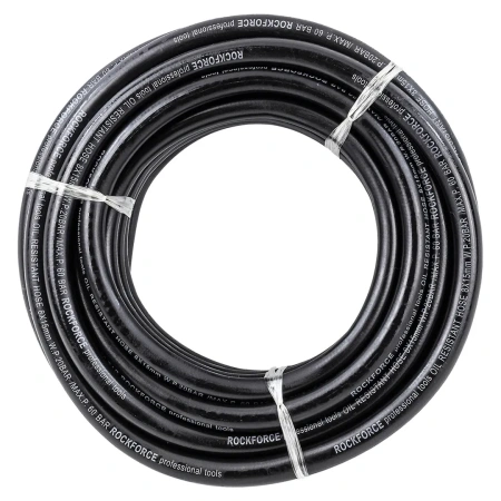 Шланг резиновый армированый бензо-маслостойкий 8х15ммх10м(повышенная гибкость и сопротивление к излому,раб.давл. 20bar,max 60bar,-30C°+70C°,DIN20018)