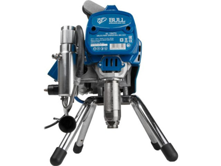 Безвоздушный окрасочный аппарат BULL BAS 2223 в кор. БЕСЩЕТ., 1300 Вт, 2,3 л/мин, 220 Бар