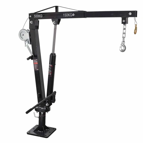 Кран гидравлический для пикапа (max нагрузка 450 кг, высота подъема 1800кг, стрела 680-1050мм)