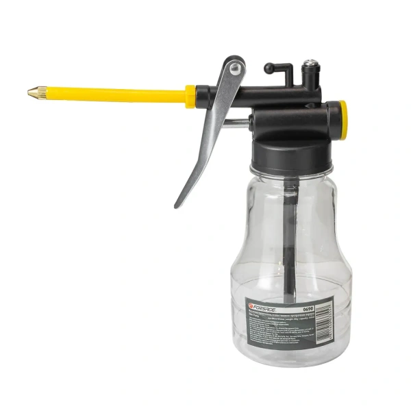 Масленка-нагнетатель в пластиковом прозрачном корпусе, 300мл