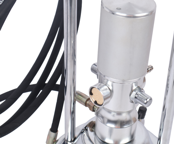 Нагнетатель смазки (солидолонагнетатель) GTE-K50500PRO пневматический 50:1, 13 кг.