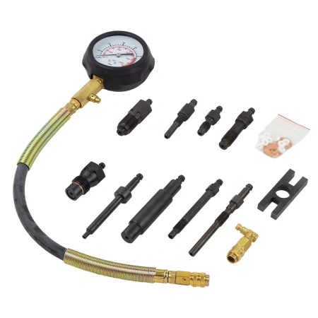 AT04334, Компрессометр дизельных двигателей легковых автомобилей, набор, Тайвань