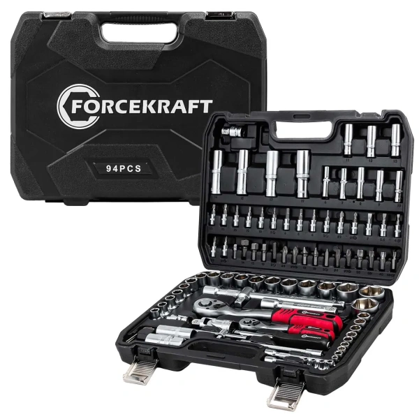 Набор инструментов 94пр. 1/2'',1/4''(6гр.)(4-32мм) Profi