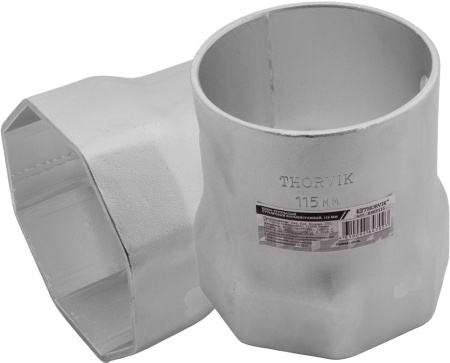 Thorvik BS8P115 Ключ трубчатый ступичный восьмигранный, 115 мм