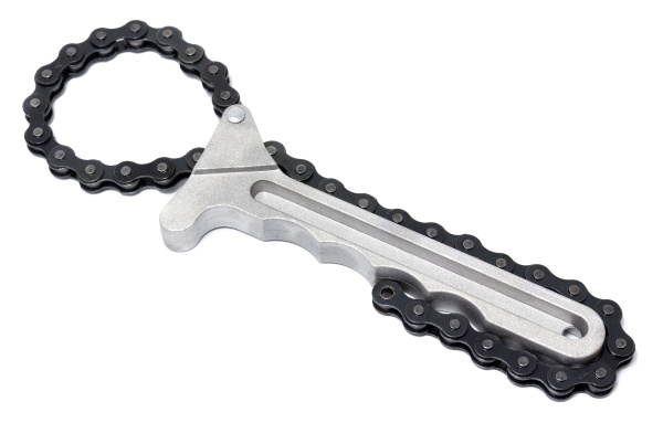 Съемник масляного фильтра цепной (дина цепи 450мм), в блистере