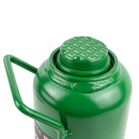 Домкрат гидравлический бутылочный, 20т (с предохранительным клапаном, минимальная высота: 245 мм, ход штока: 165 мм, ход винта: 60 мм, максимальная вы