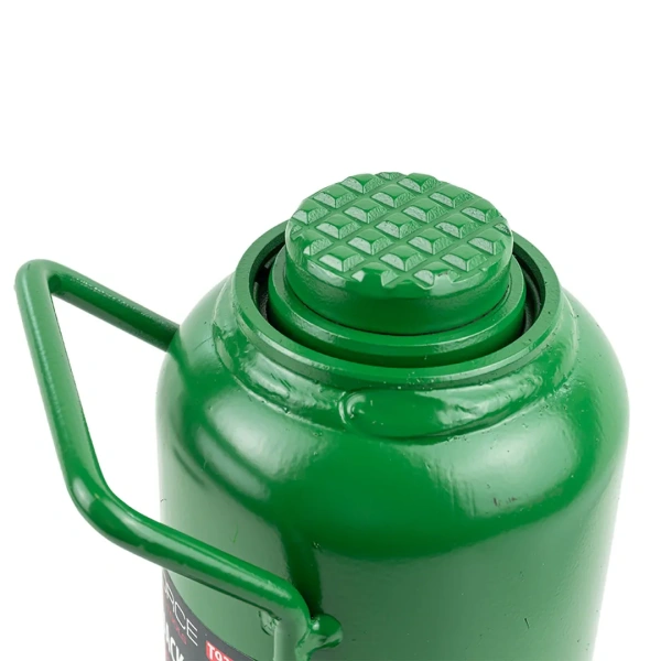 Домкрат гидравлический бутылочный, 20т (с предохранительным клапаном, минимальная высота: 245 мм, ход штока: 165 мм, ход винта: 60 мм, максимальная вы