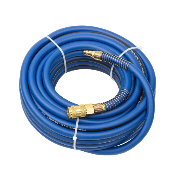 Шланг резиновый армированный с фитингами 8*14мм*15м(для воздуха)