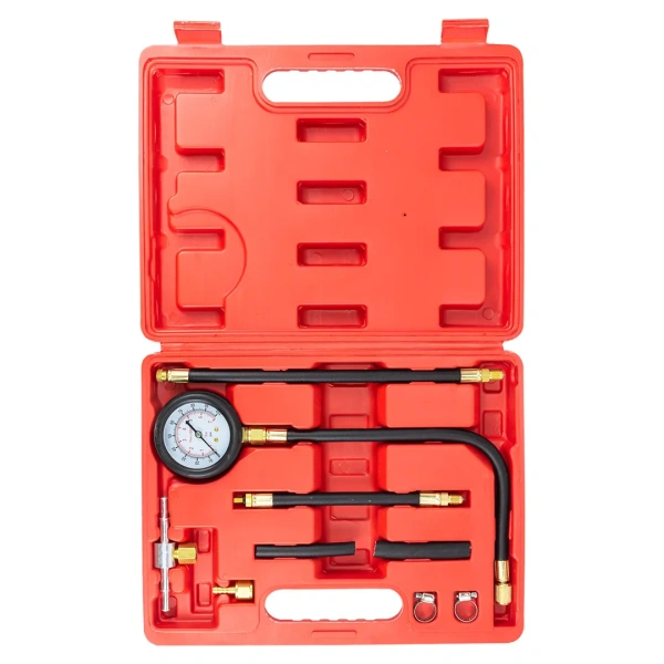 Набор для измерения давления в топливных системах 9пр.(0-7bar), в кейсе