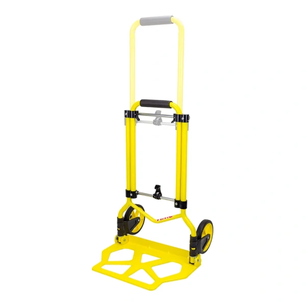 Тележка ручная складная с телескопической ручкой (г/п80кг,420х420х985мм-в разложенном полож.,420х280-рабочая площадка, 150мм-Ø колес)