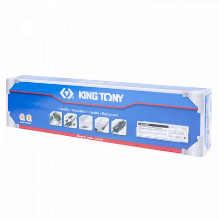 Набор ударных глубоких торцевых головок KING TONY 6410SP, 3/4", шестигранные, 1"-1&1/2", 8 предметов