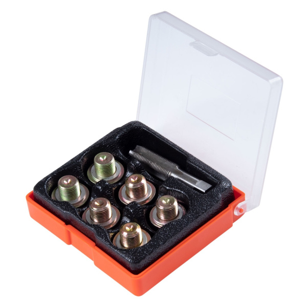 Набор для ремонта масляных пробок М15х1,5 кейс 19 предметов AFFIX AF10347015C
